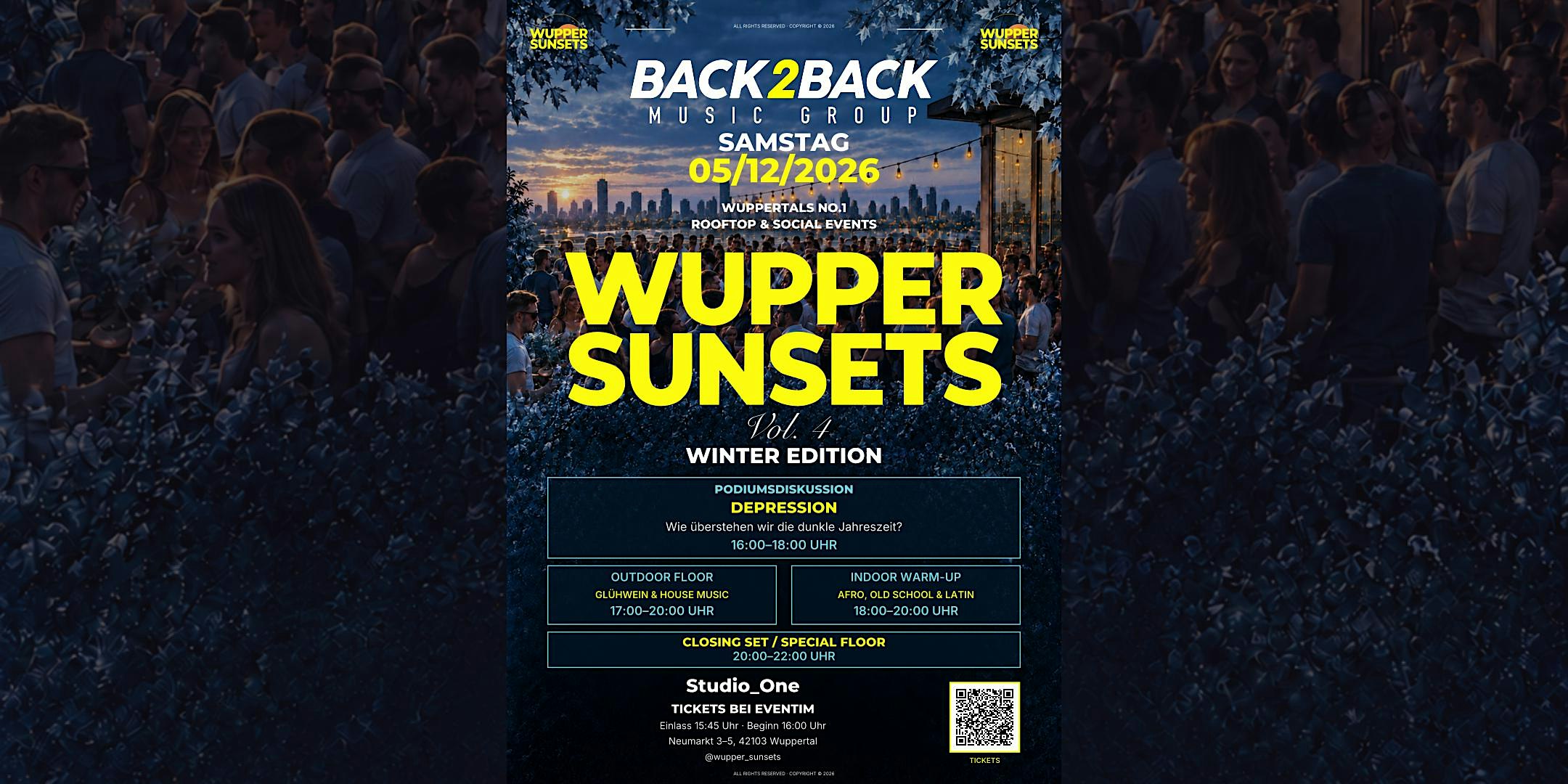 Wupper Sunsets – Rooftop Party – Vol. 4: Winter Edition