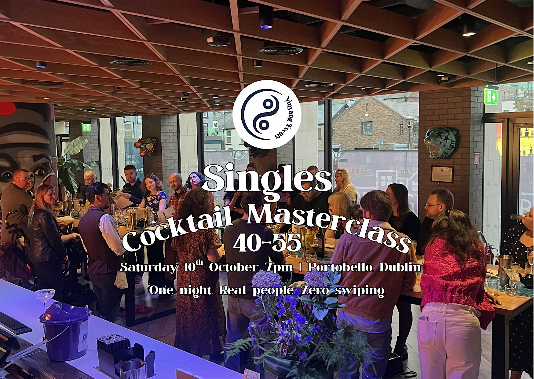 Dublin Singles Cocktail Masterclass | Age range 40-55