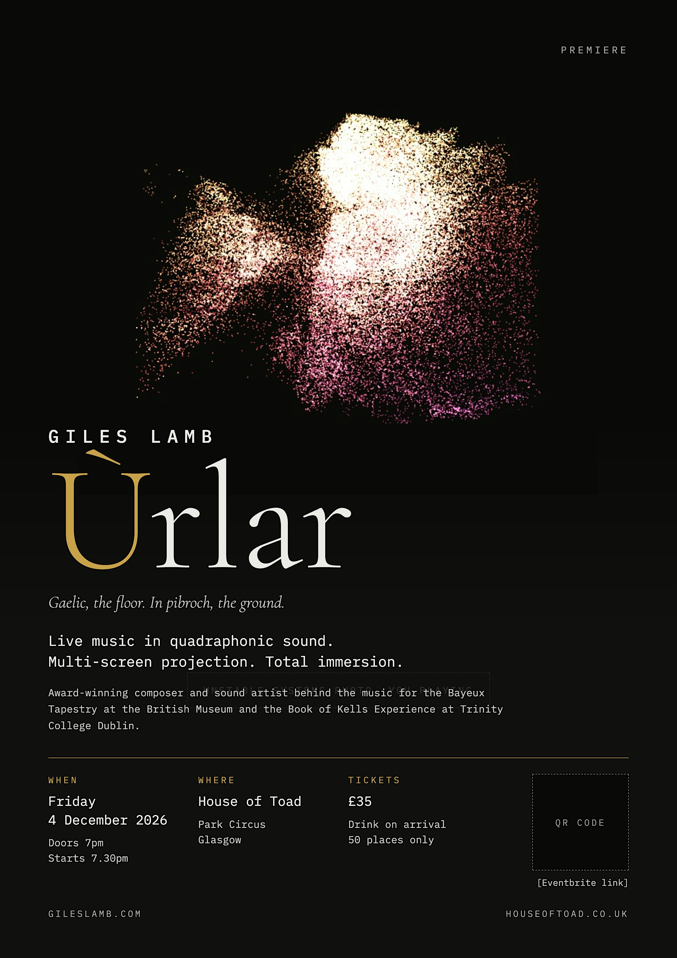 Ùrlar • Giles Lamb live at House of Toad