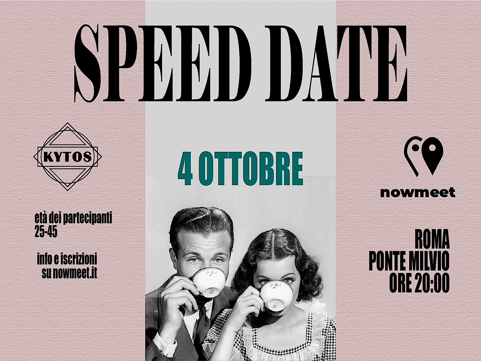 Speed Date Roma - Kytos - Ponte Milvio - nowmeet
