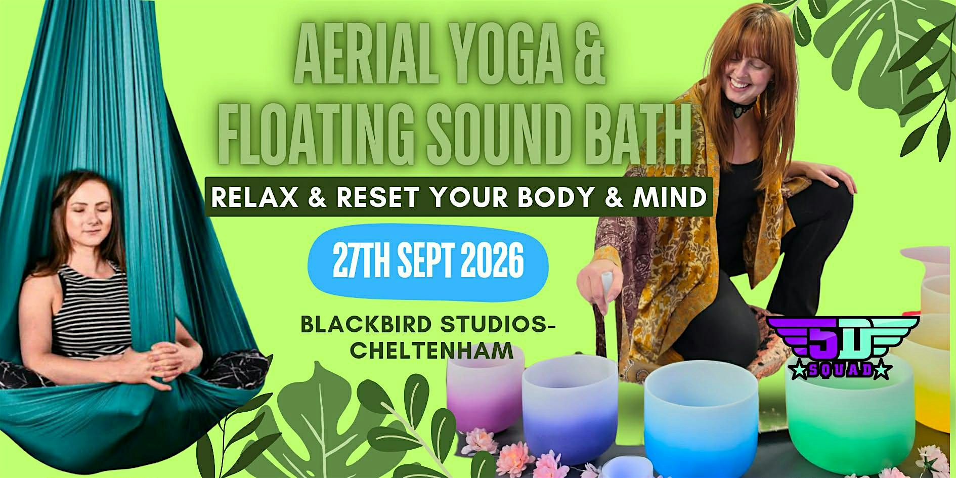 Aerial Yoga & Floating Sound Bath