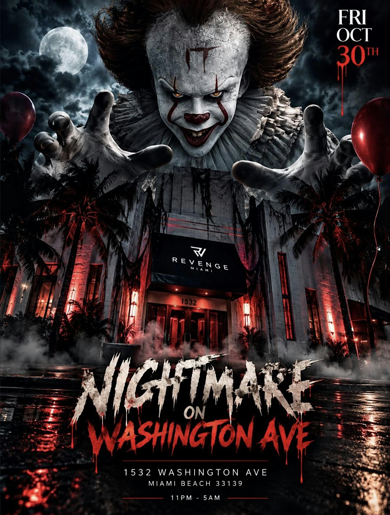 NIGHTMARE ON WASHINGTON AVE: HALLOWEEN WEEKEND KICKOFF