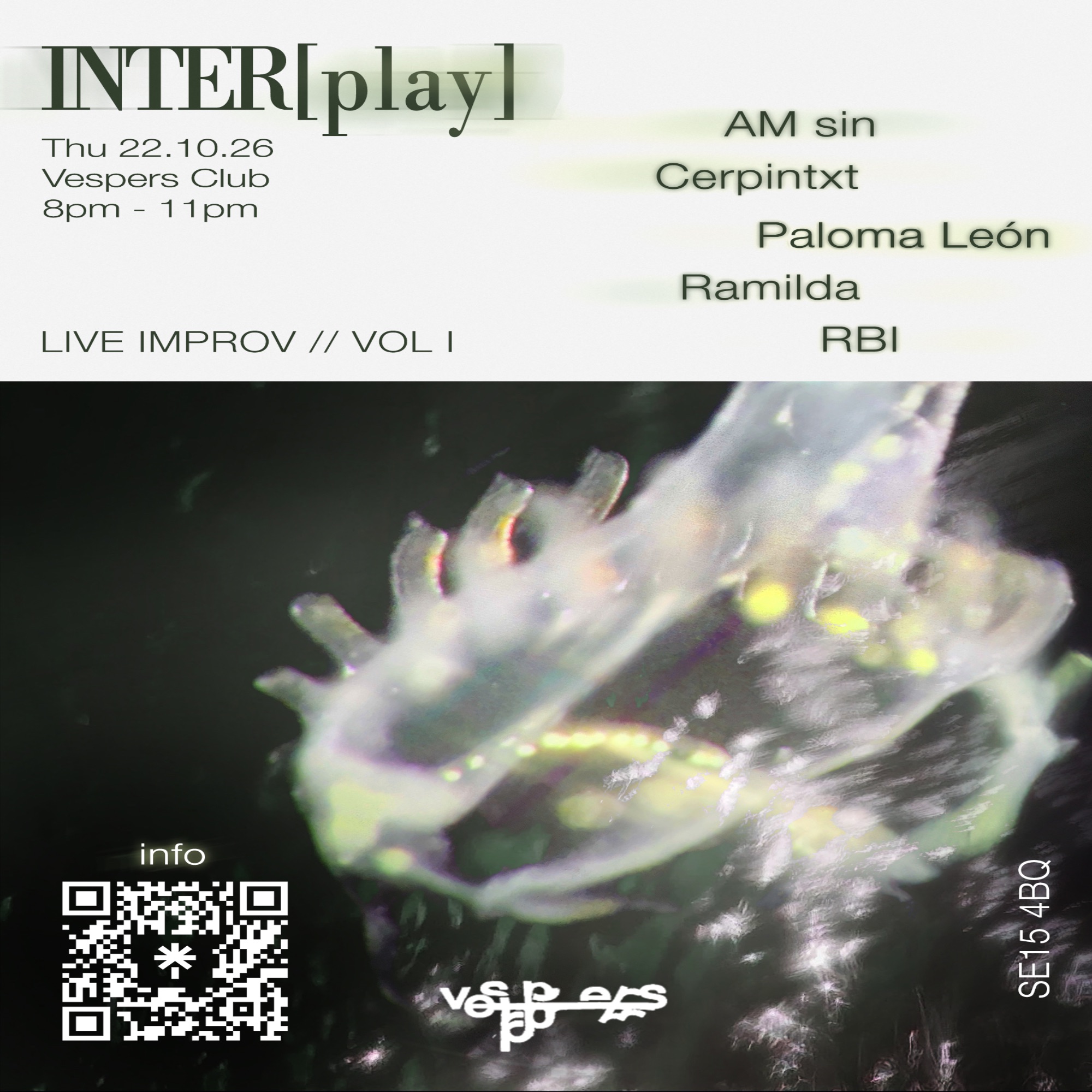 INTER[play] with AM sin, Ramilda + more