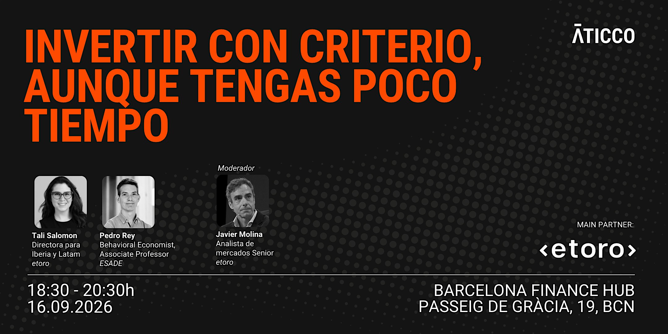 Invertir con criterio, aunque tengas poco tiempo