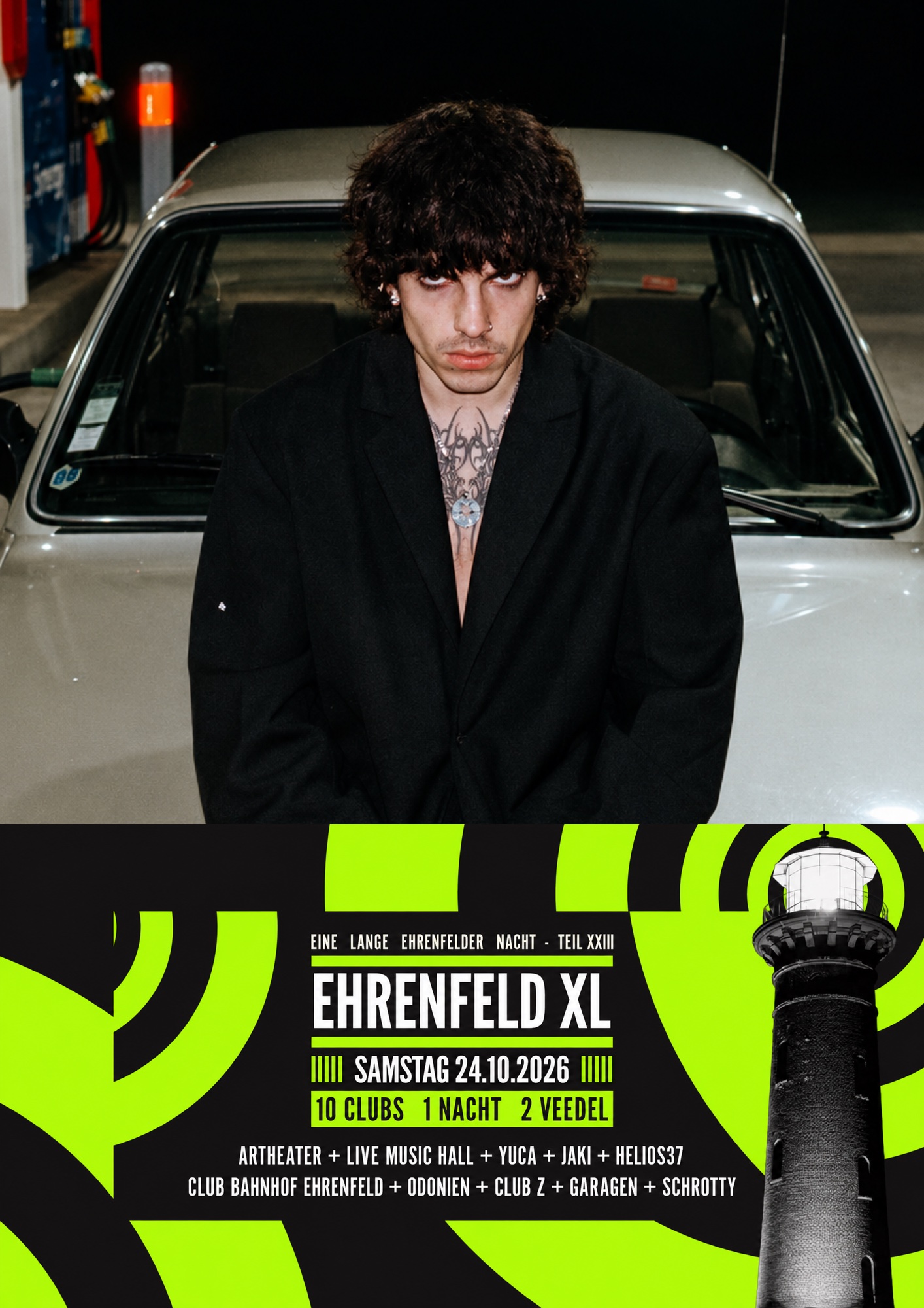 Helios37 with William Luck & TRÜMMER live // Ehrenfeld XL – 10 Clubs, 1 Night, 2 Districts