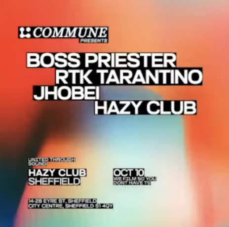 Commune Presents: Boss Priester, RTK Tarantino & Jhobei