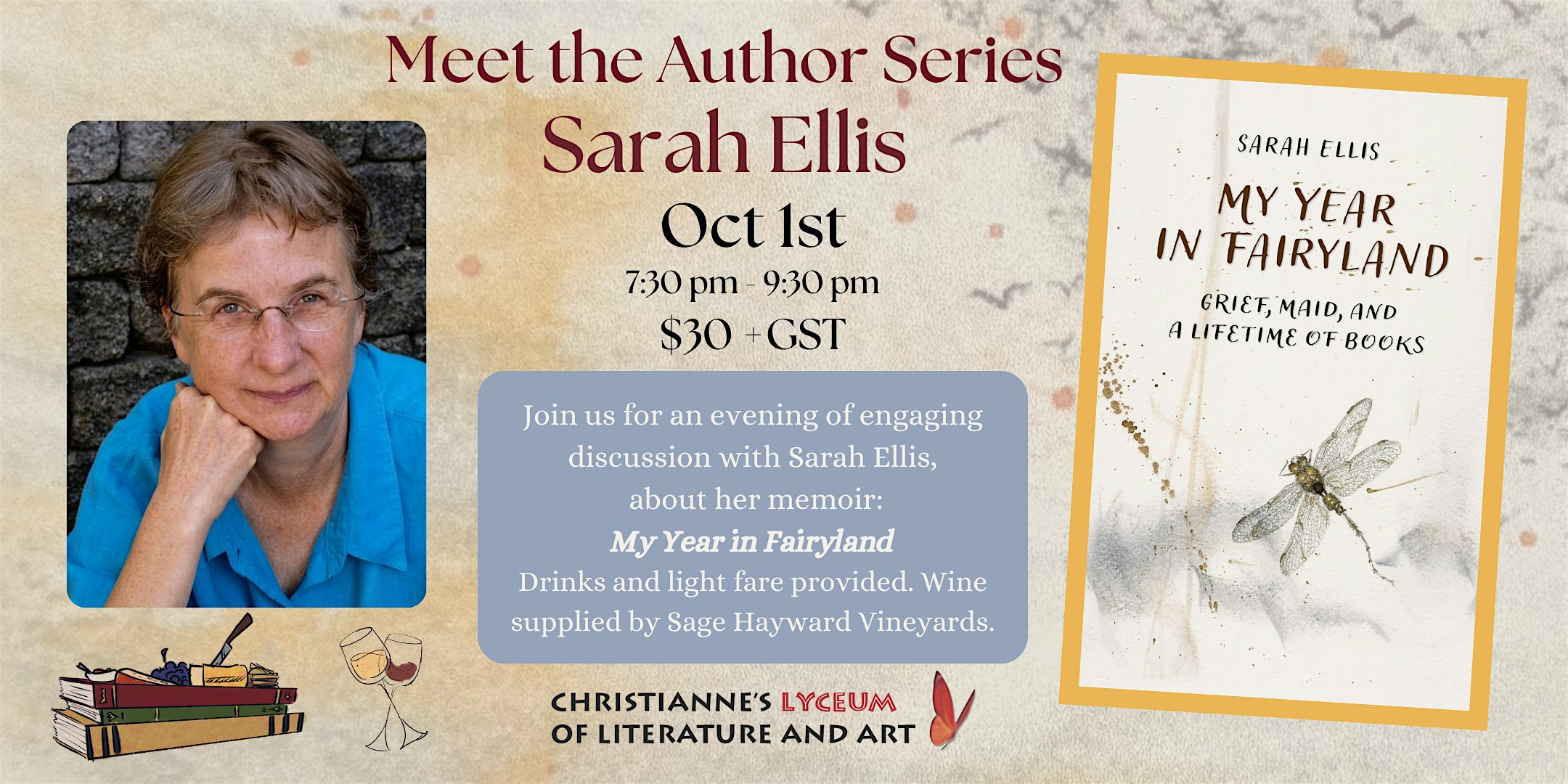 Meet the Author: Sarah Ellis – My Year in Fairyland