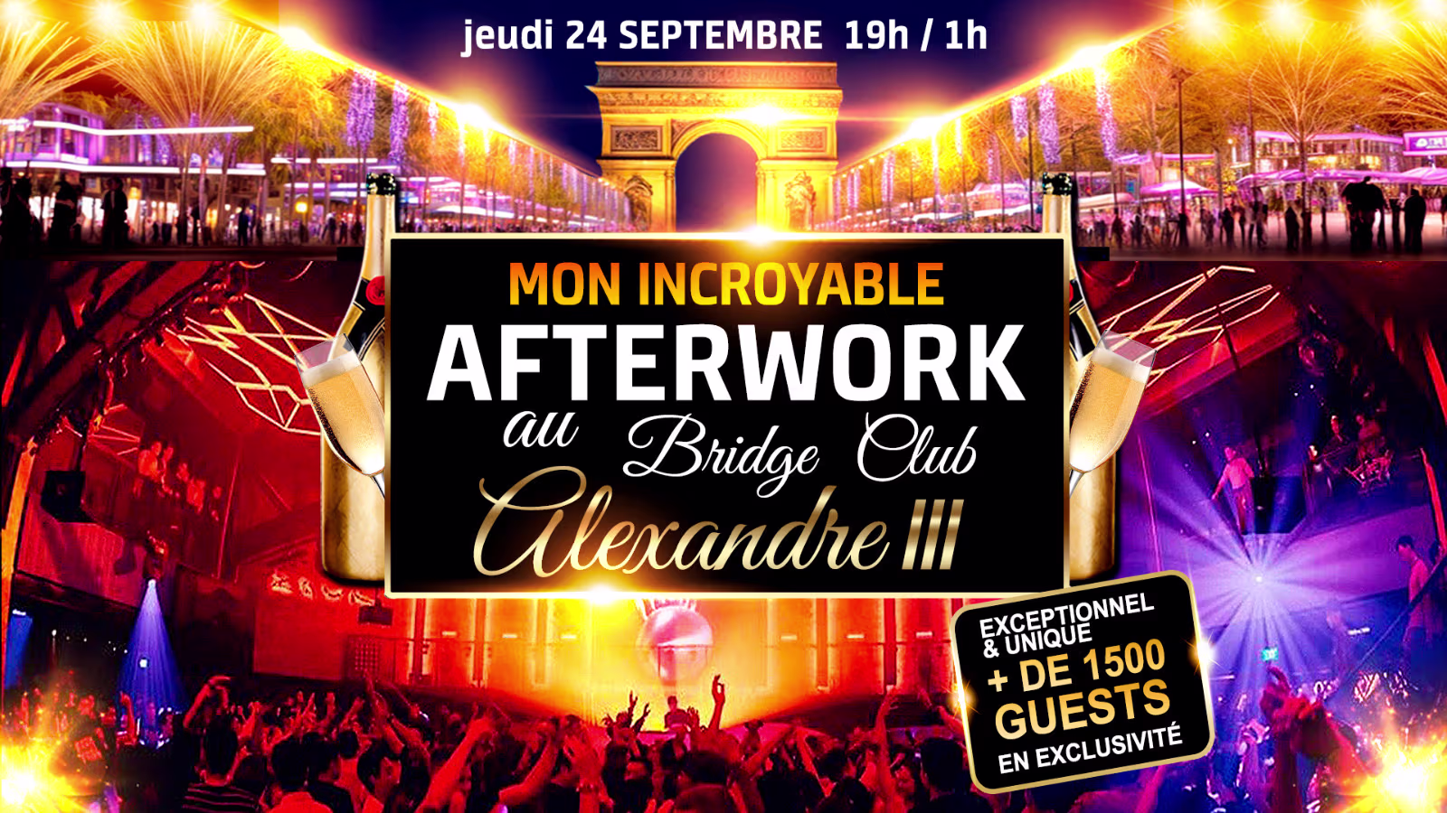 Le + Grand Afterwork De Paris Au Bridge Club 2000 Personnes