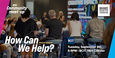 How Can We Help? Pitch Night – Use Your Skills to Support Nonprofits