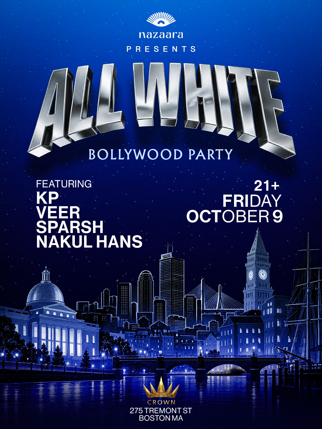 Boston All White Bollywood Party