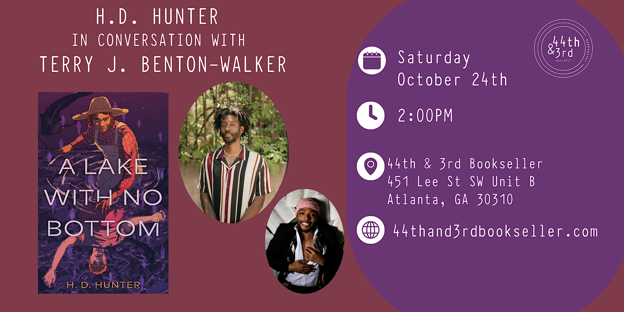 H. D. Hunter in conversation with Terry J. Benton-Walker