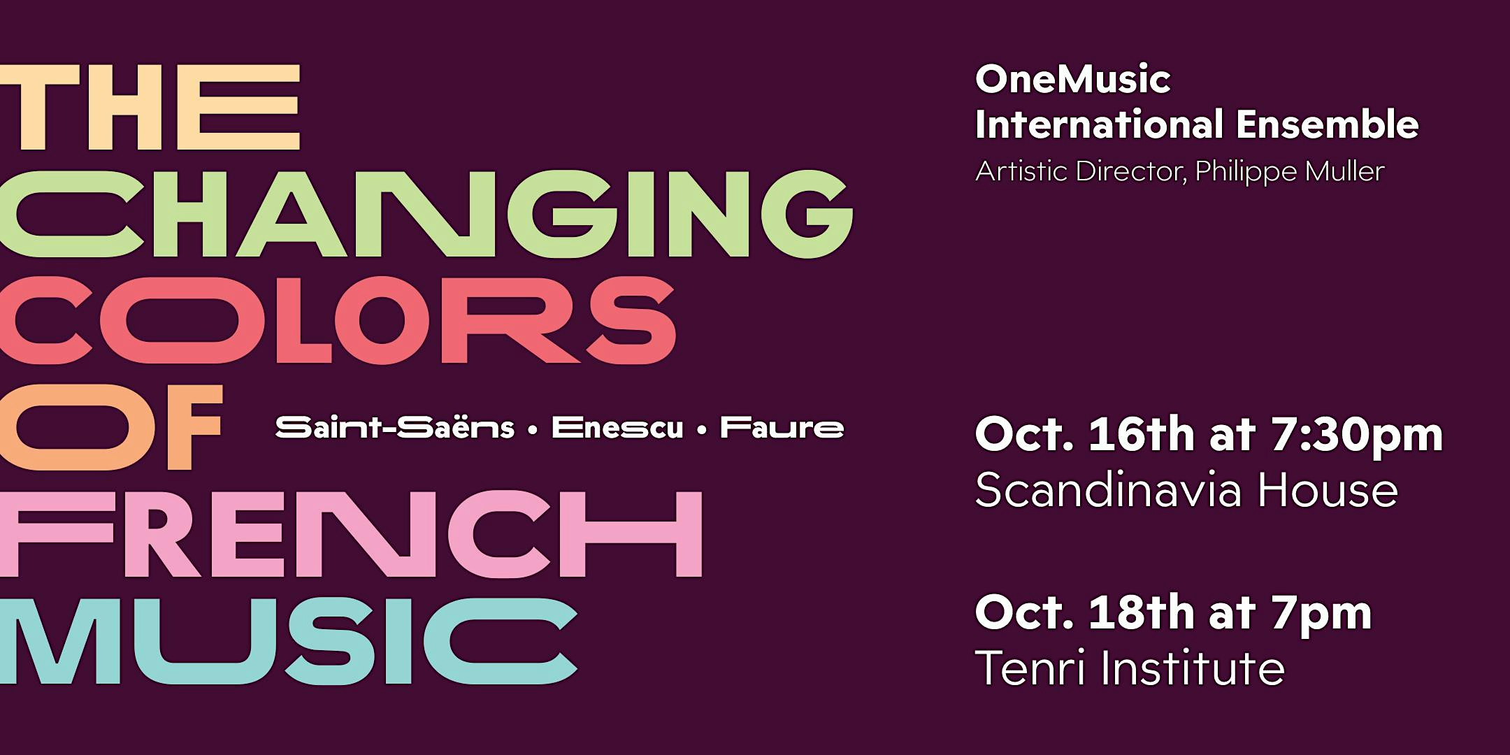The Changing Colors of French Music