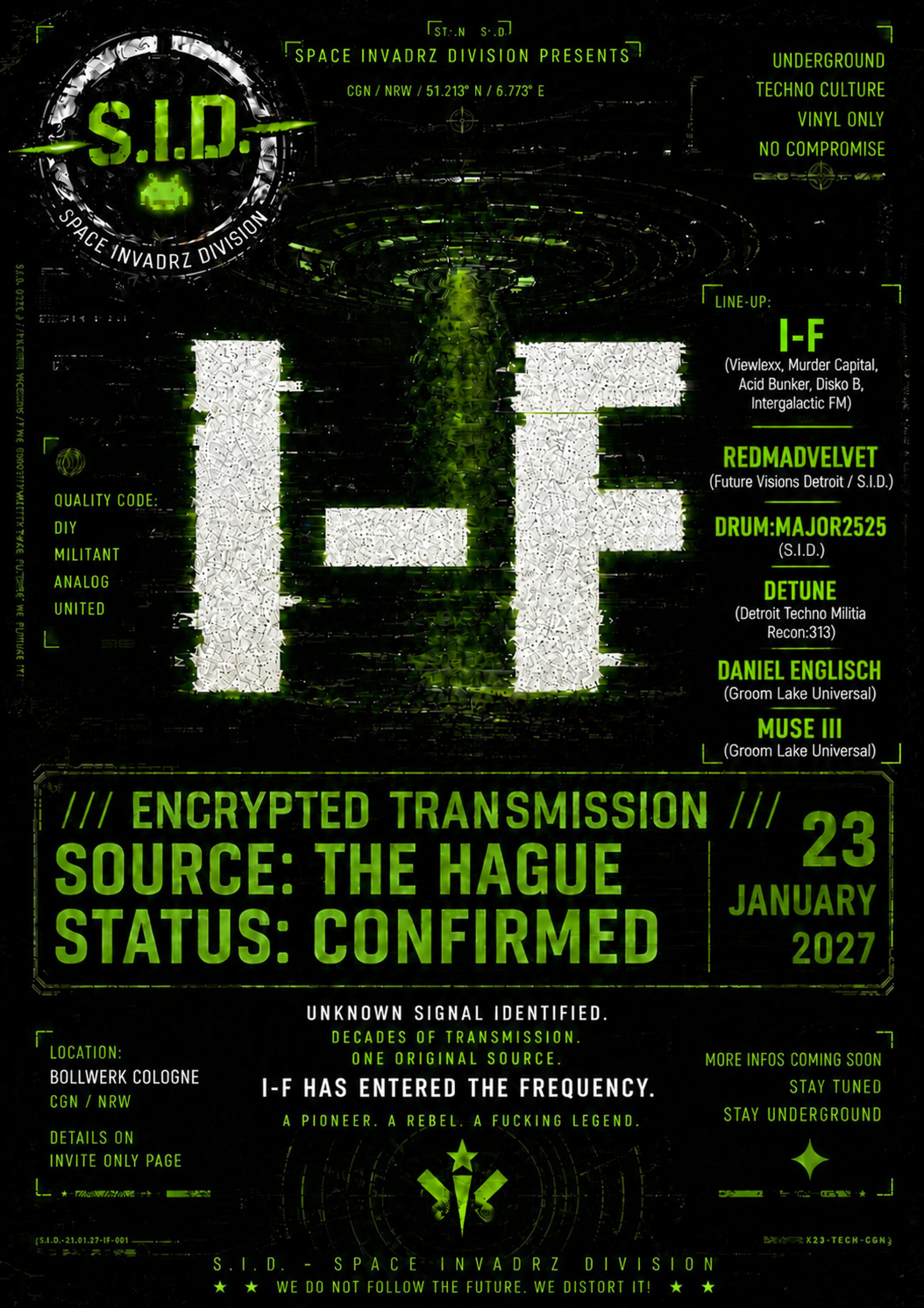 Space Invadrz Division presents I-F