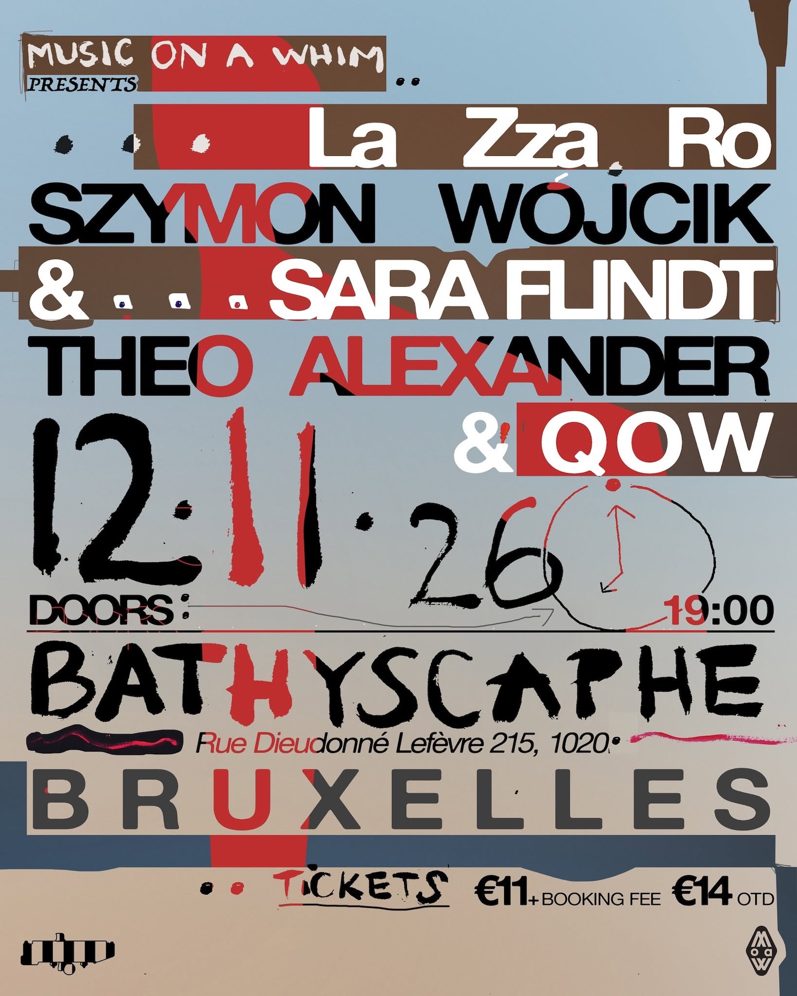 MoAW presents Theo Alexander & QOW + Szymon Wójcik & Sara Flindt + La Zza Ro