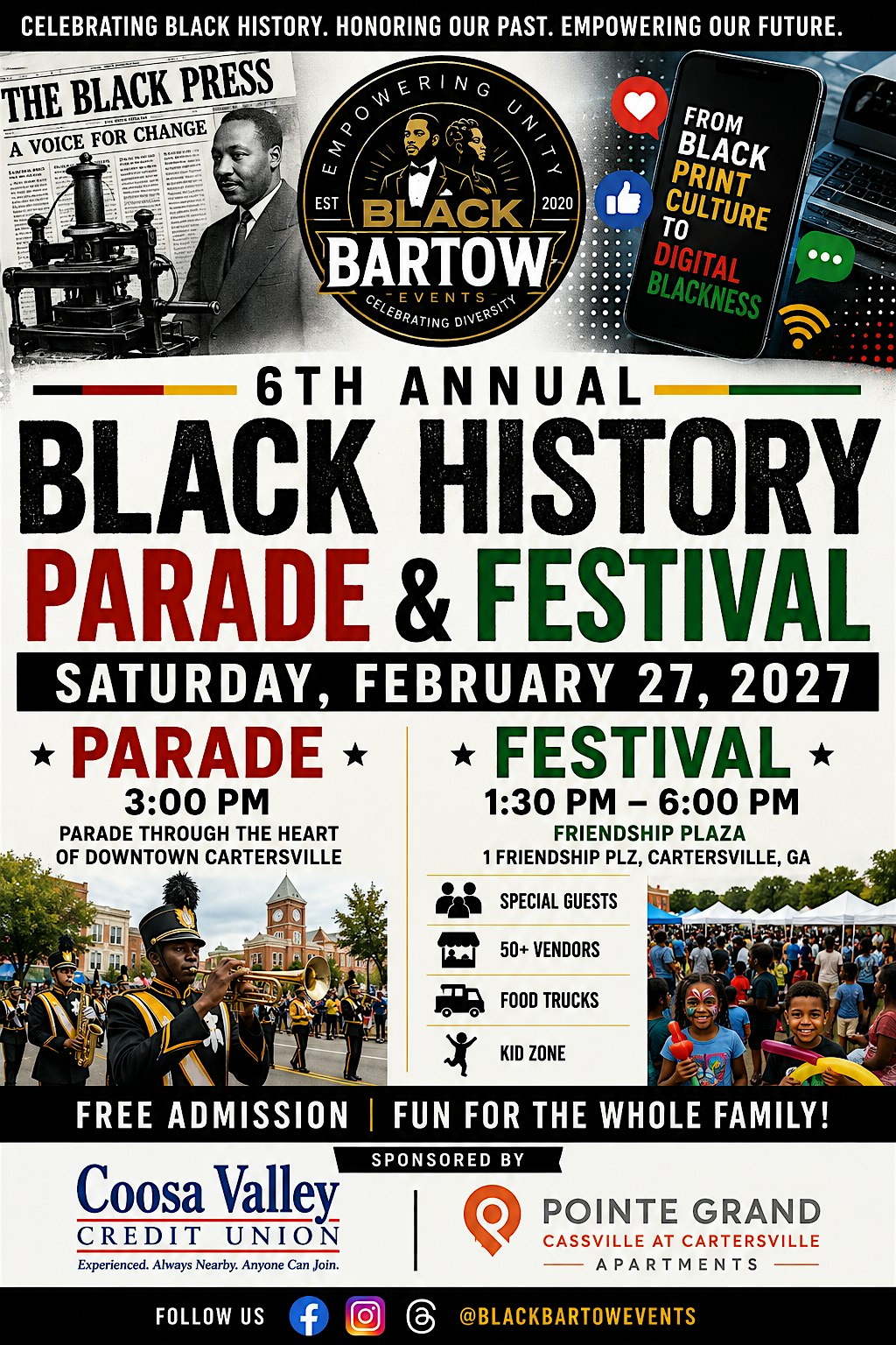 6th Annual Black History Parade & Festival