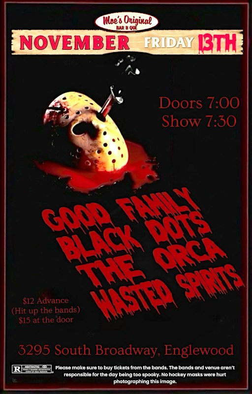 Good Family w/ Black Dots + The Orca + Wasted Spirits