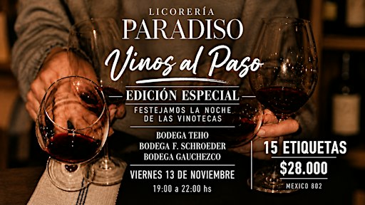 Vinos al Paso · Edición Especial | Noche de las Vinotecas