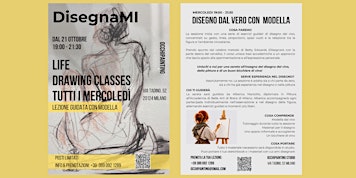 Life Drawing - Lezione guidata di disegno dal vero con modella