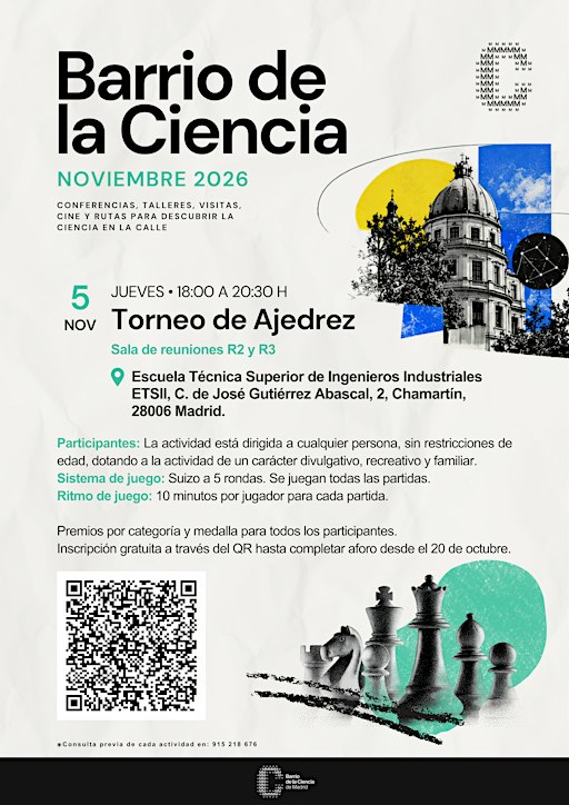 Torneo de Ajedrez Barrio de la Ciencia (Chamartín)