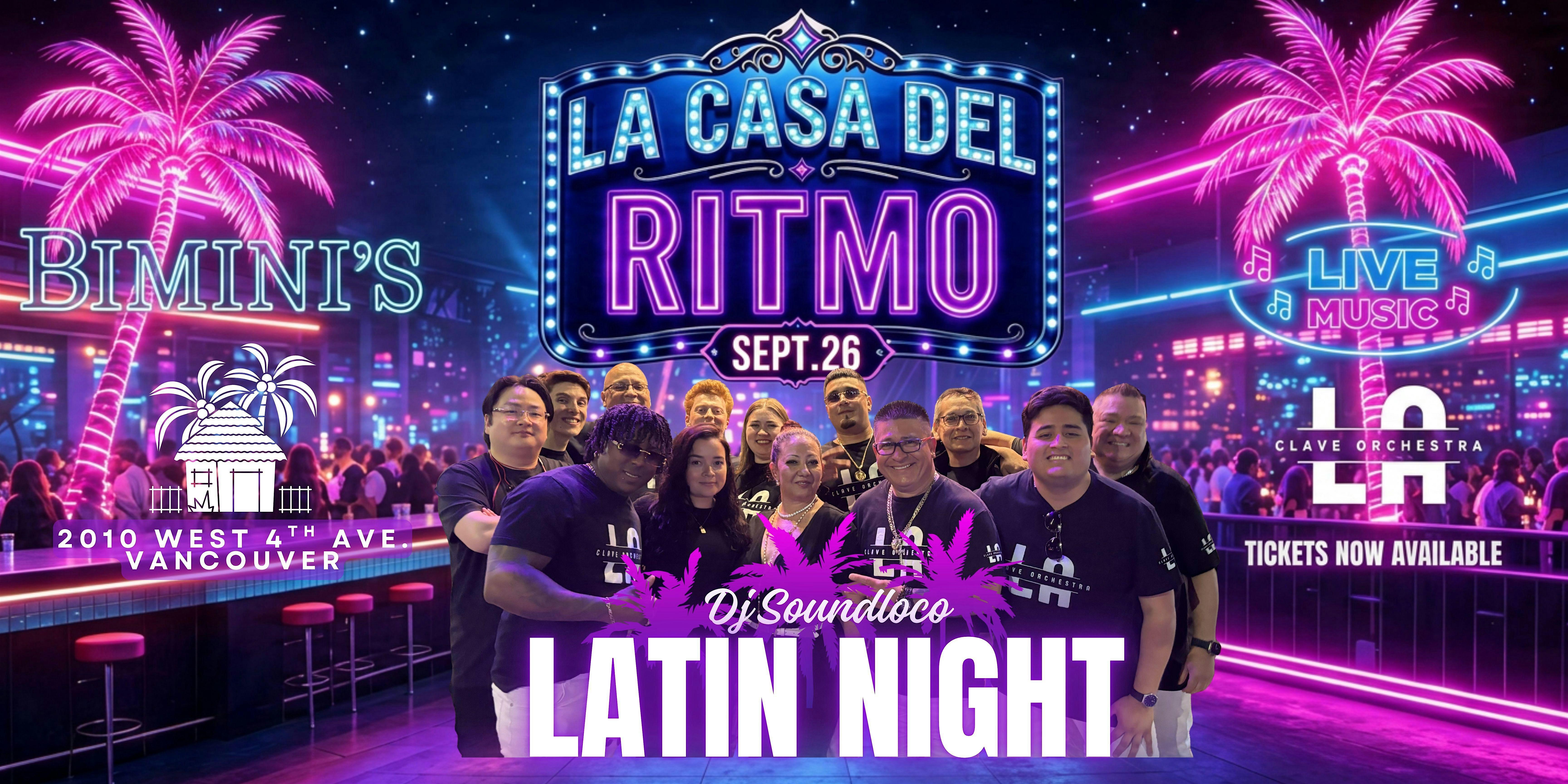 CASA DEL RITMO AND LA CLAVE ORCHESTRA @ BIMINIS CLUB