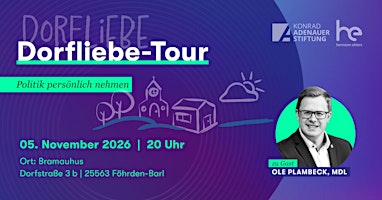 Dorfliebe-Tour – Politik persönlich nehmen