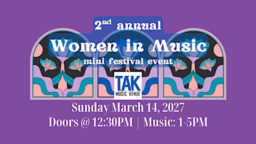 Women in Music: mini festival event day honoring female musicians