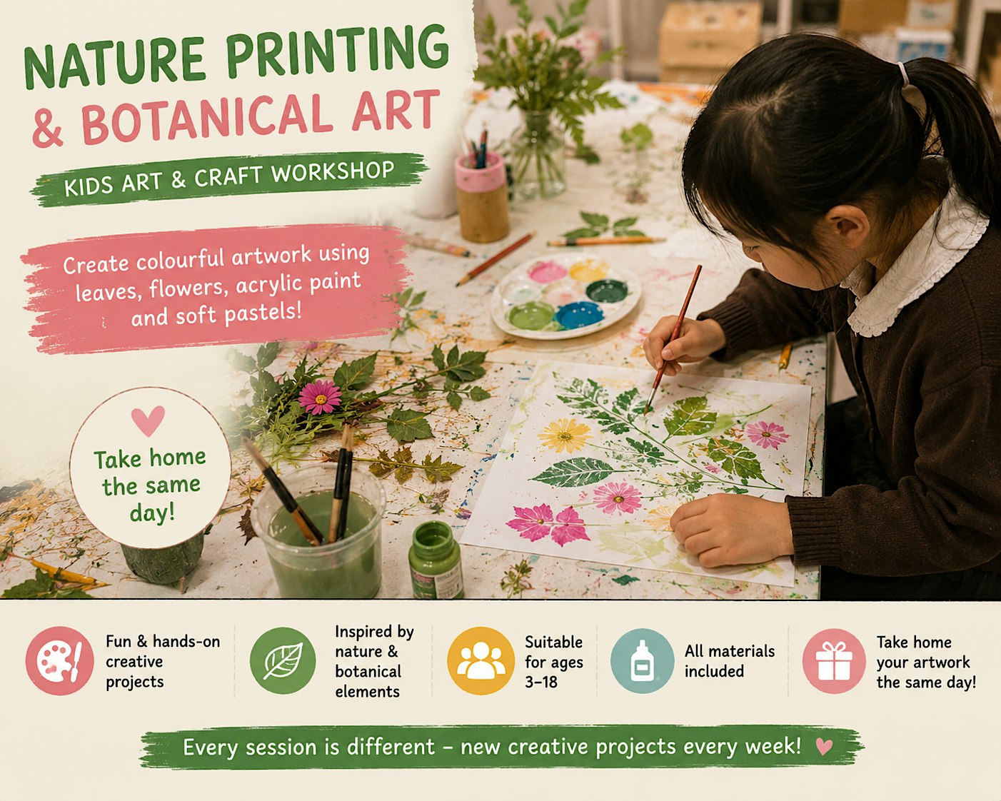 Kids Art & Craft Workshop in Glasgow | Painting, Printmaking & Craft