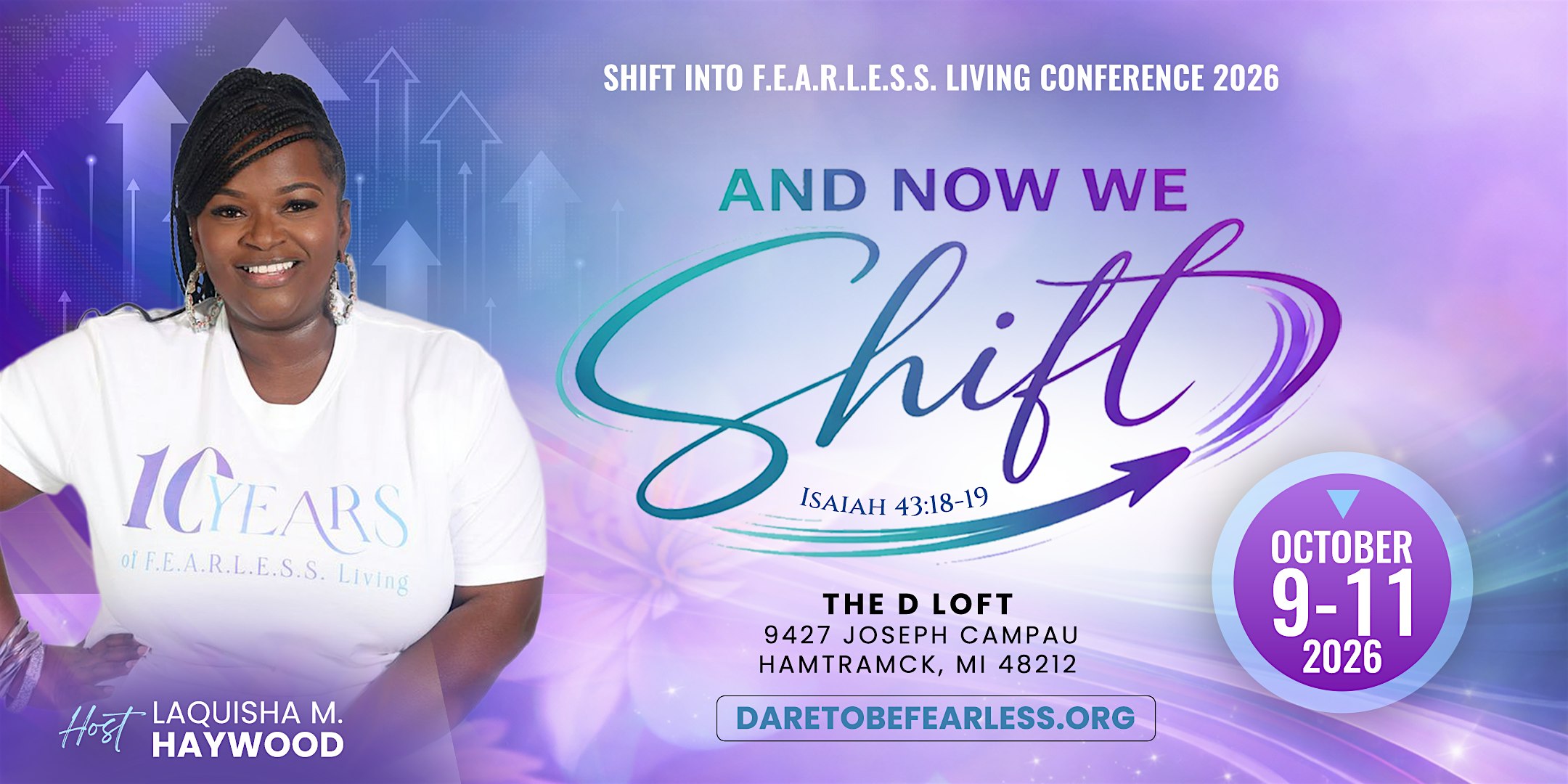 Shift Into F.E.A.R.L.E.S.S. Living Conference 2026: And Now We Shift