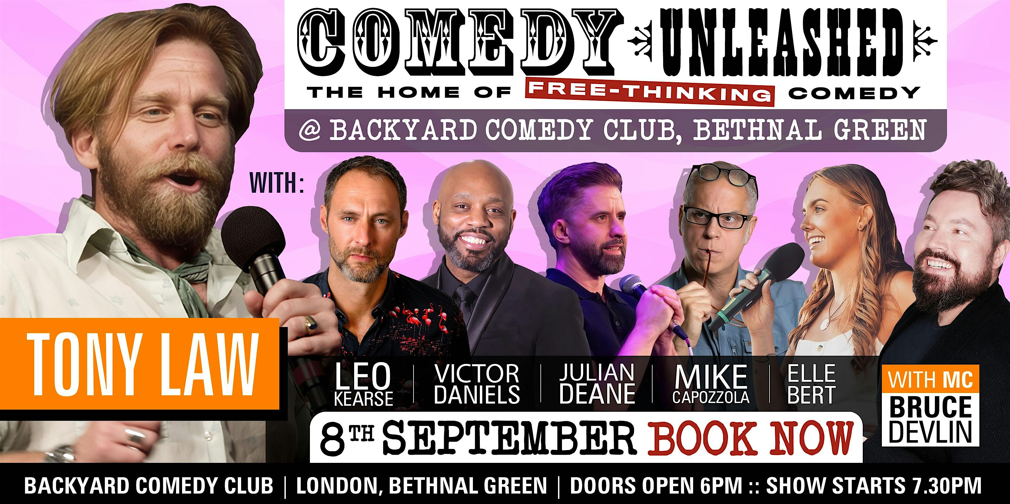 Tony Law & Leo Kearse at Comedy Unleashed (London)