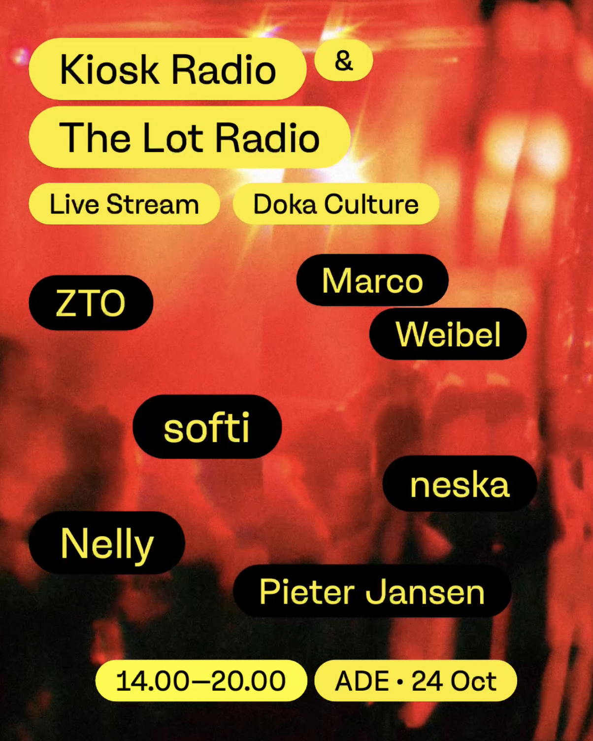 Kiosk Radio x The Lot Radio with Softi - neska - Pieter Jansen - Marco Weibel - Nelly - ZTO