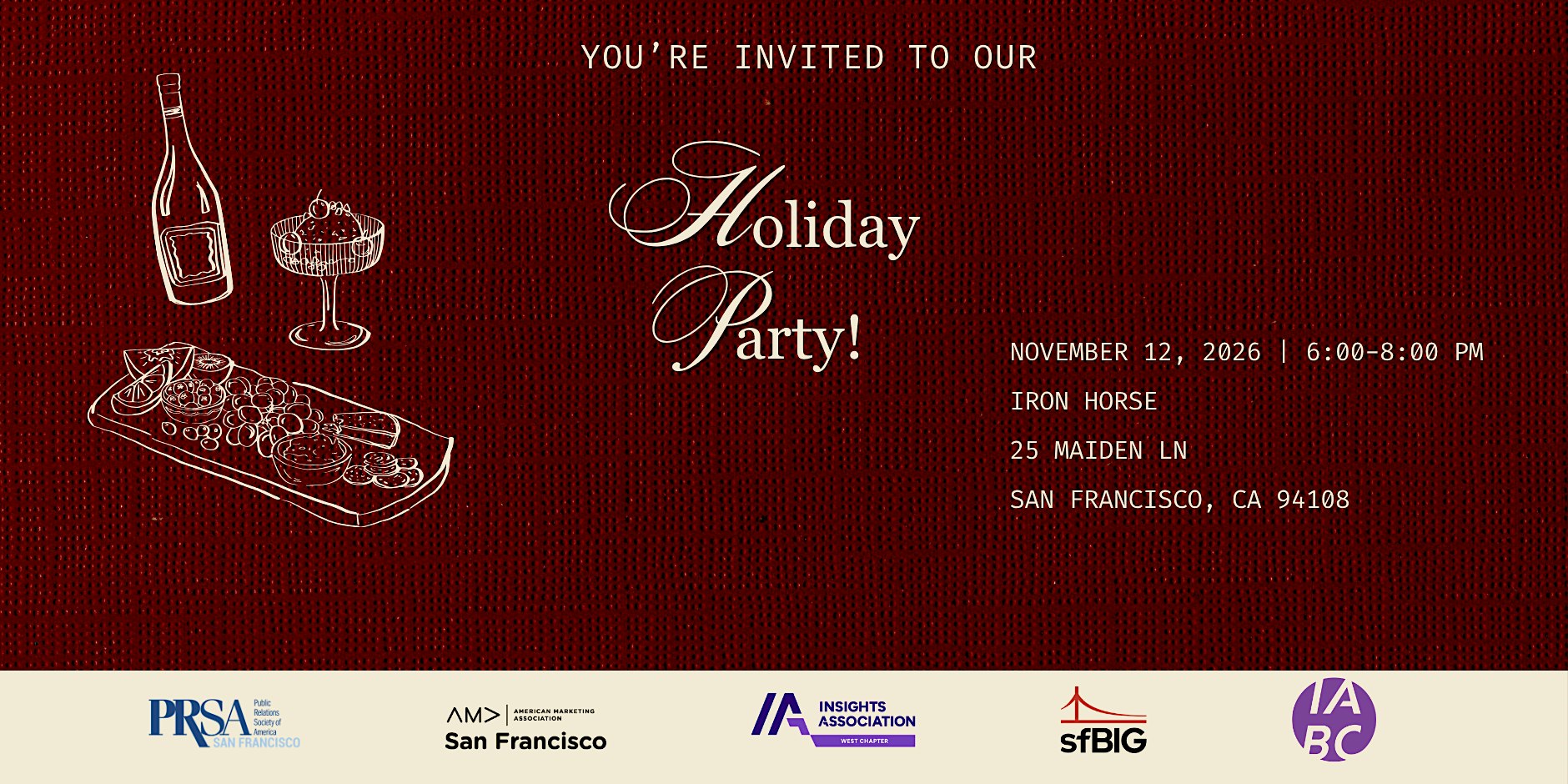 A Bay Area PR, Marketing, and Communications Holiday Party!
