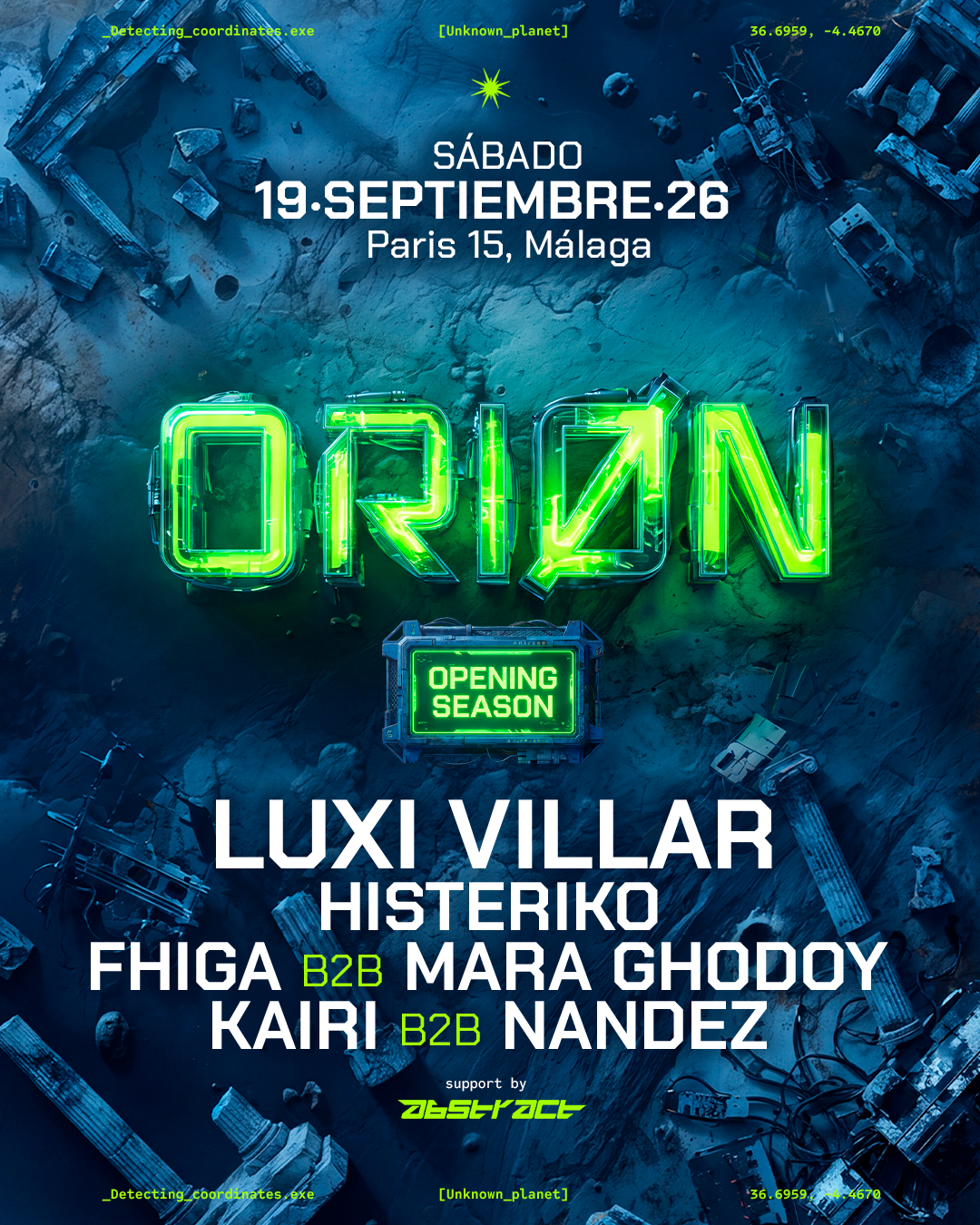 OPENING ORIÓN PRO