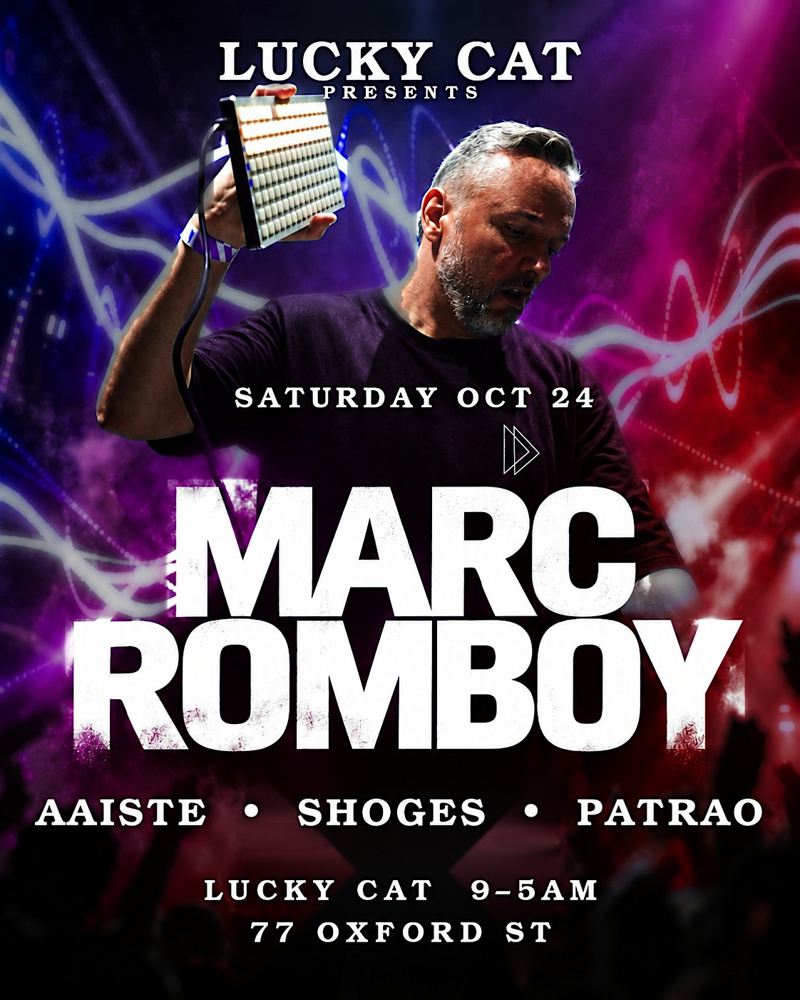 Lucky Cat with MARC ROMBOY (Germany) AAISTE, PATRAO, & SHOGES