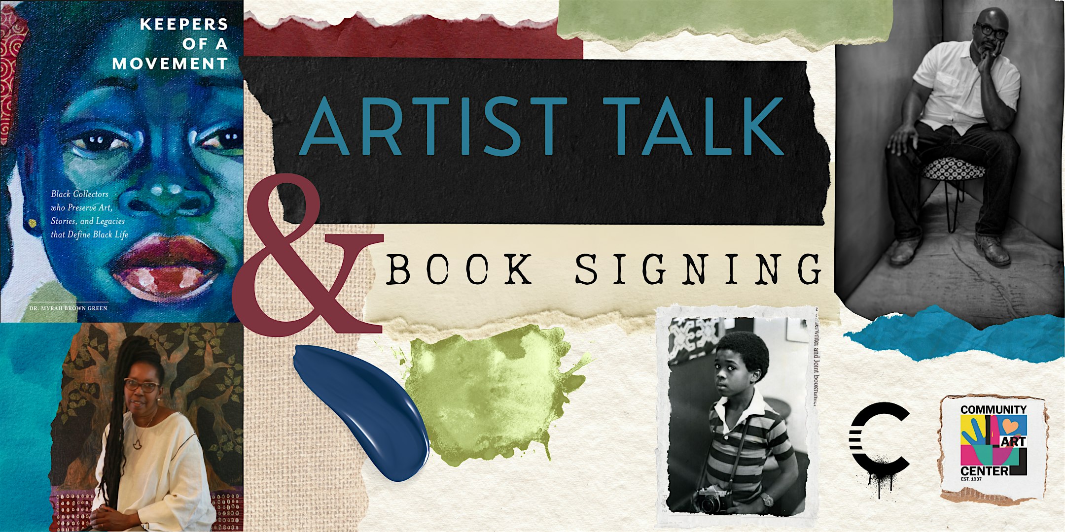 Community Art Center: Artist Talk & Book Signing