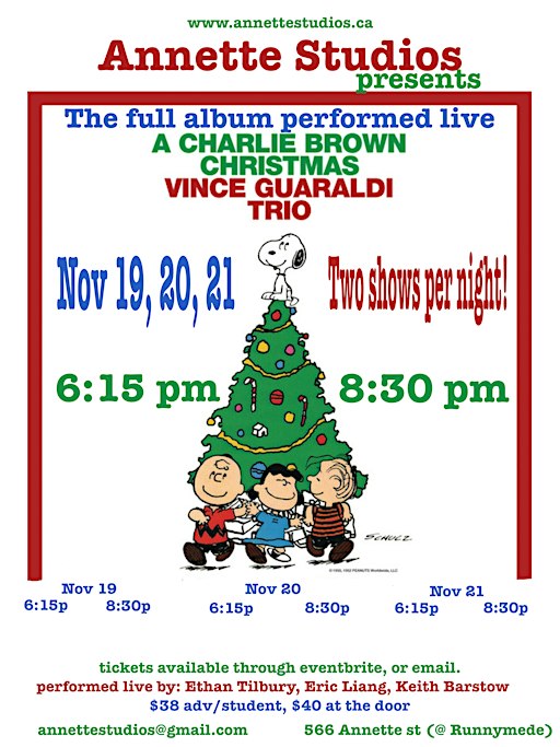 A Charlie Brown Christmas. The album performed live!