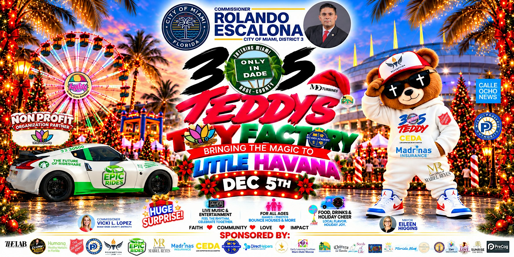 305 Teddy Christmas Toy Factoy