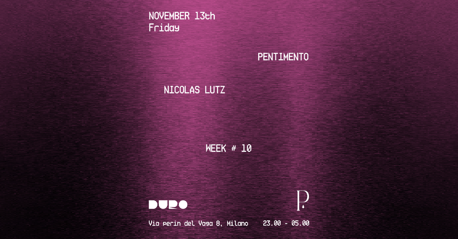 Pentimento // Nicolas Lutz