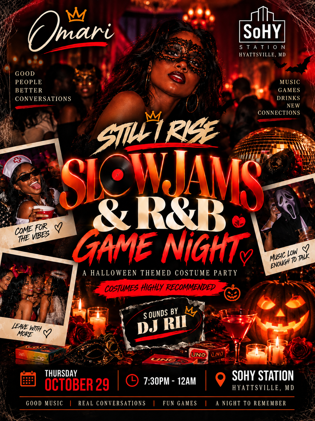 Still I Rise (Slow Jams & RnB Game Night)