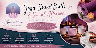 Yoga & Soundbath Social Afternoon