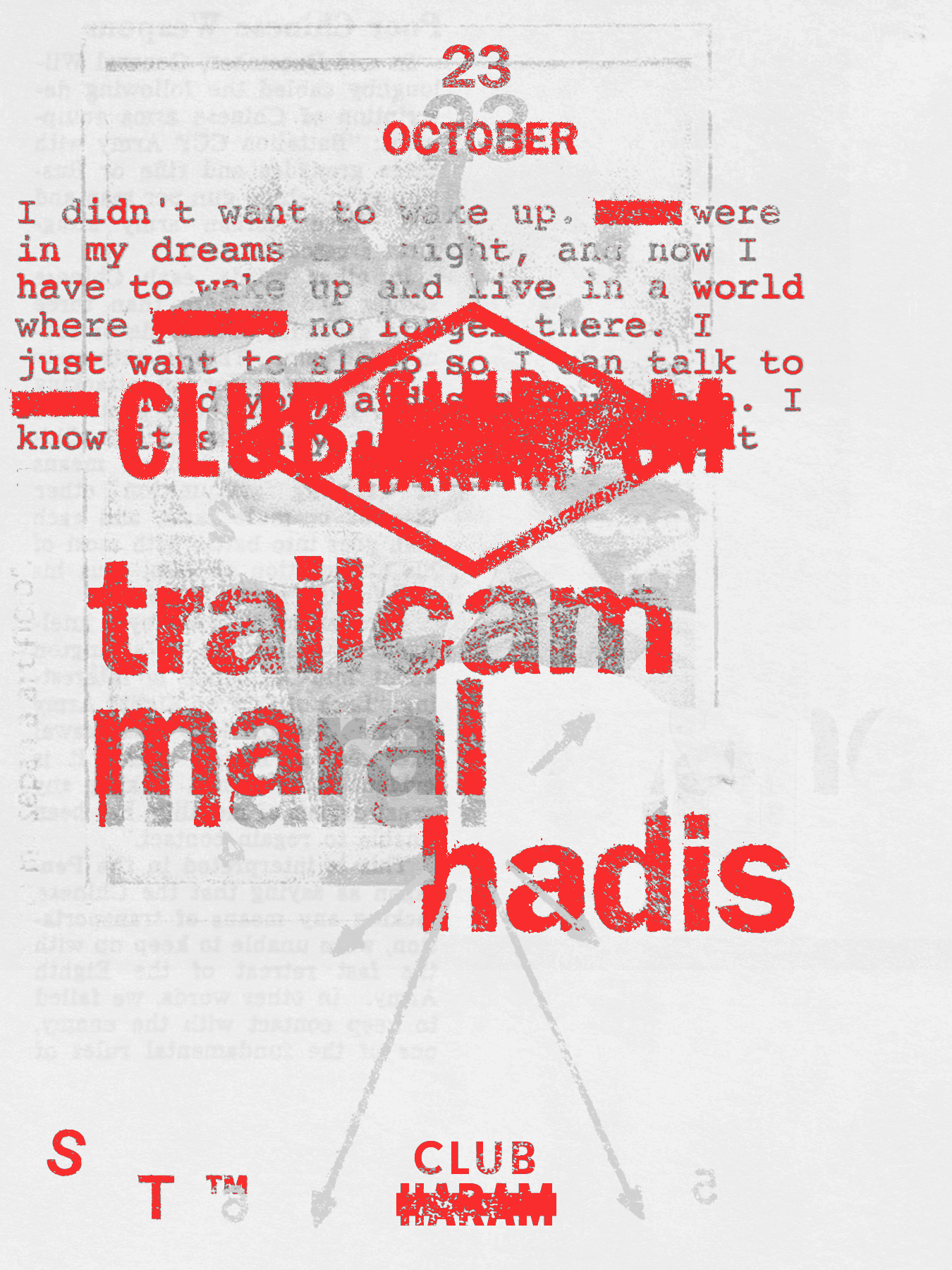Club Haram with Trailcam, Maral and hadis