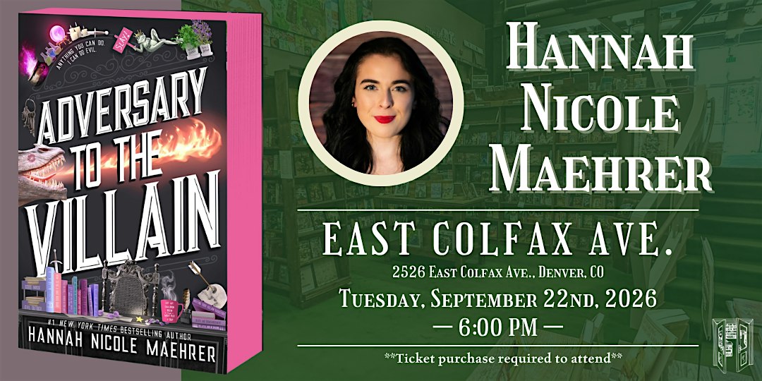 Hannah Nicole Maehrer Live at Tattered Cover Colfax