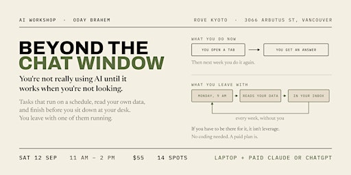 Beyond the Chat Window: Get AI Working When You're Not Looking