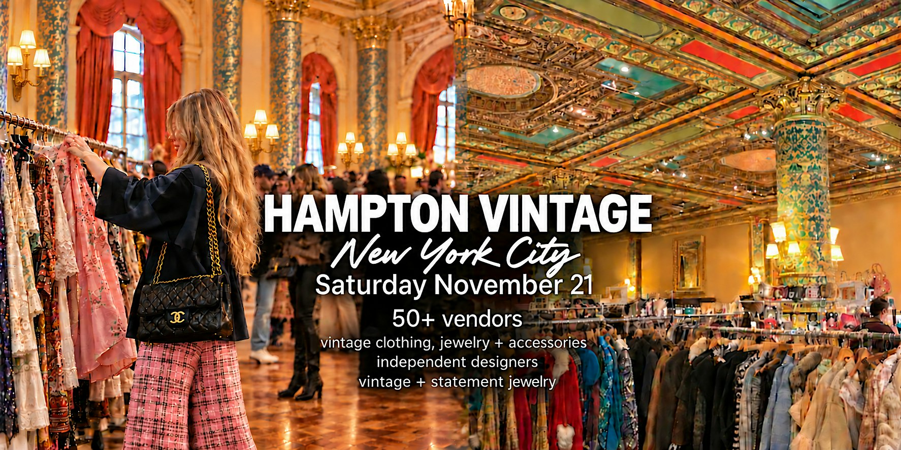 HAMPTON VINTAGE NEW YORK CITY ANNUAL HOLIDAY SHOW l Nov 21st