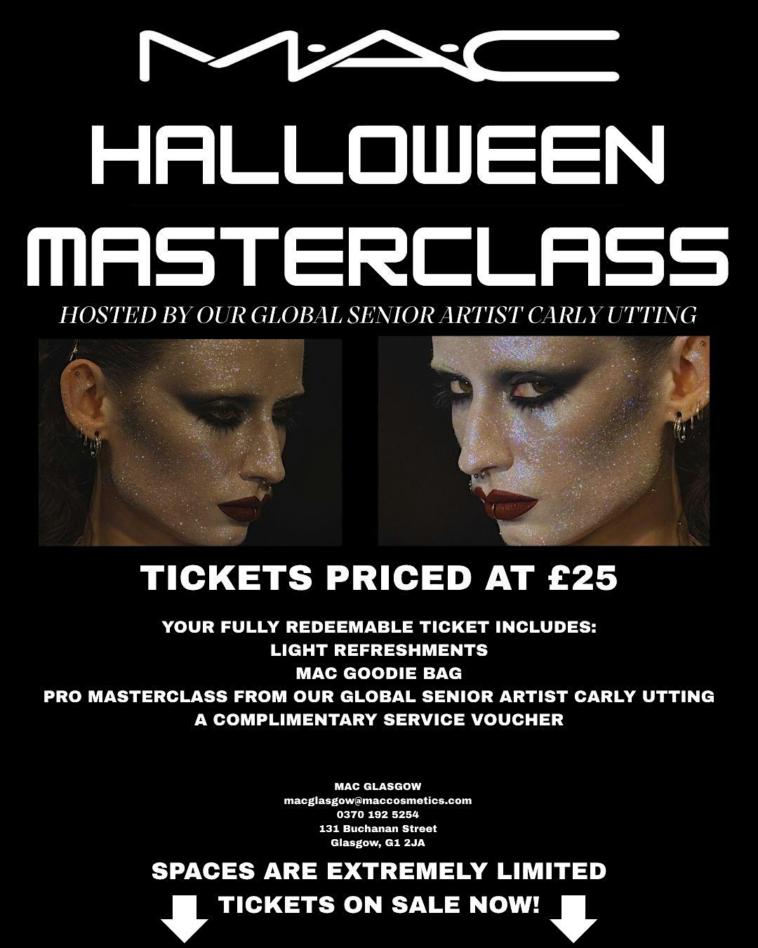 MAC HALLOWEEN MASTERCLASS