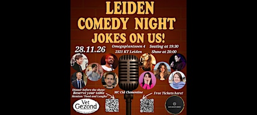 Leiden  Comedy Night: Jokes on us!
