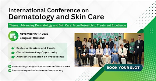 International Conference on Dermatology and Skin Care