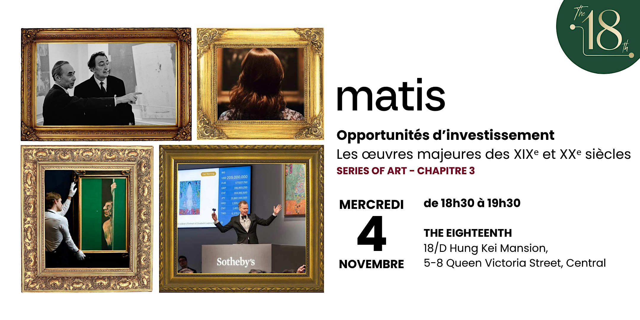 Opportunités d'investissement : les œuvres majeures des XIXe et XXe siècles