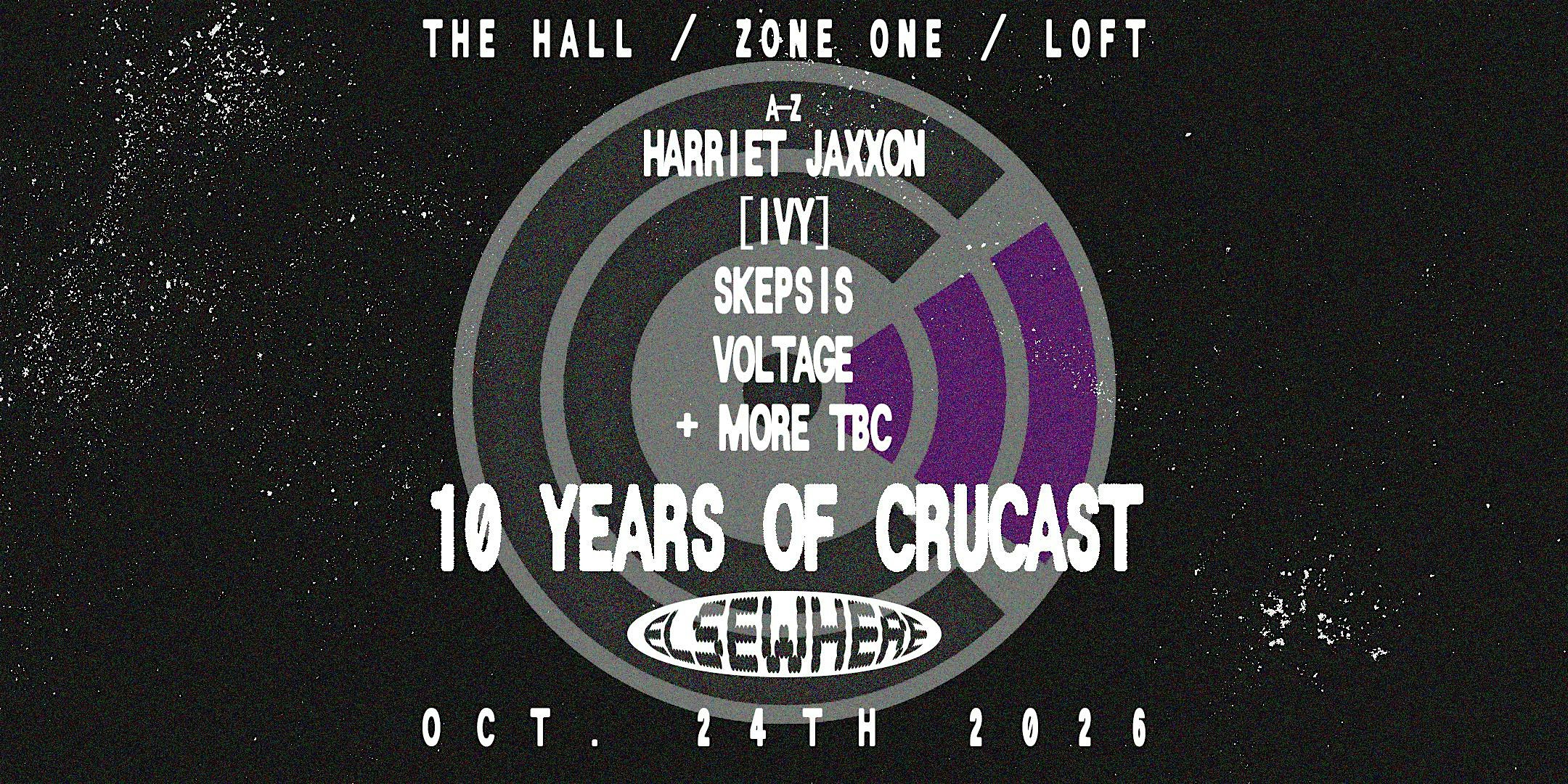 The Hall / Zone One / Loft - 10 Years of Crucast