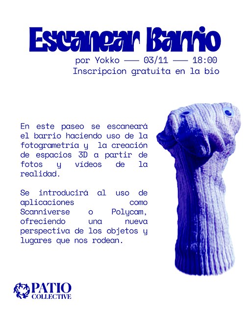 ESCANEAR BARRIO - MARTES DE PATIO