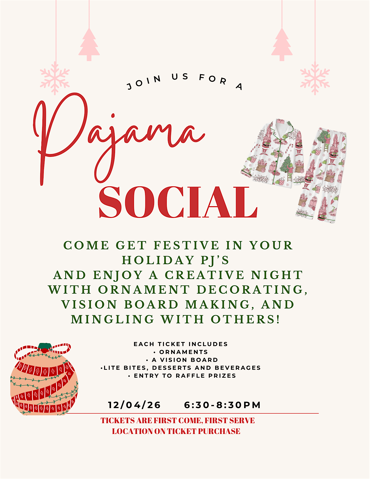 Holiday Pajama Social